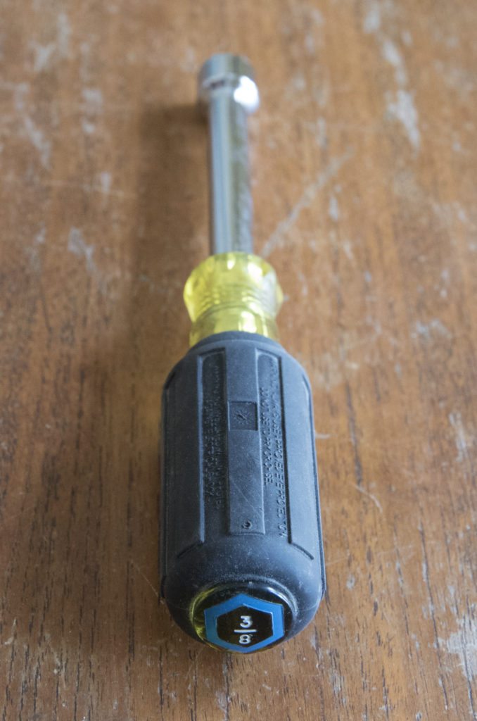 A 3/8" nut driver, AKA "blue dot"